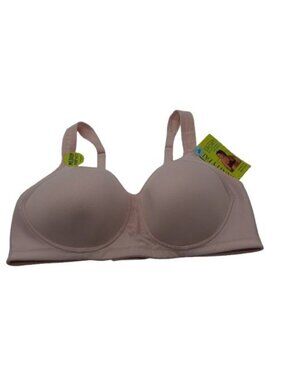 NEW Vanity Fair Full-Figure Wireless Sports Bra Pink Size 40C 71500 Lingerie